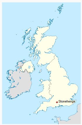 Mapa Stonehenge